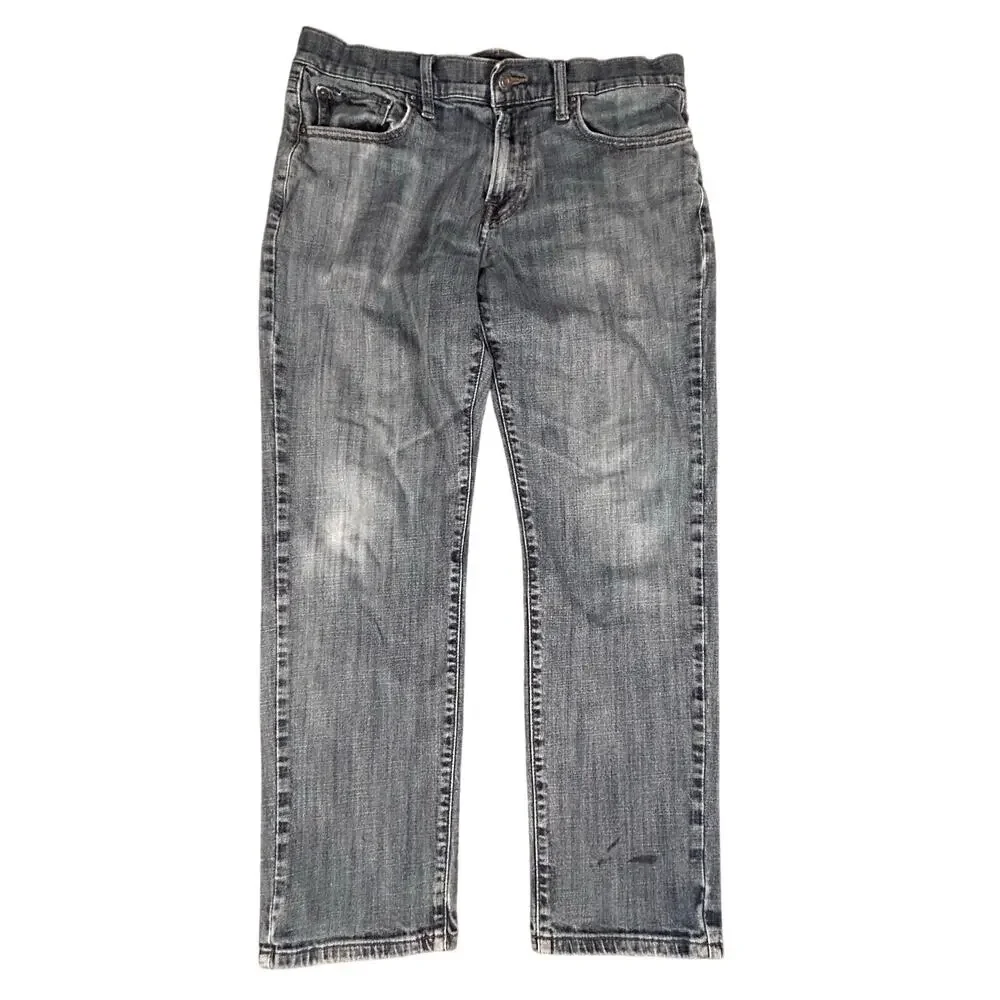Lucky Brand 221 Straight Jeans Men's 34x30 Blue Cotton Blend‎ Denim Pants *Flow